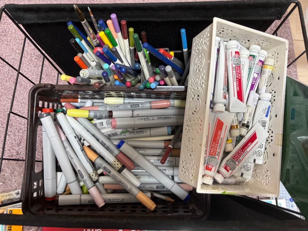 美術セットまとめ売り コピック 水彩色鉛筆 絵の具セット