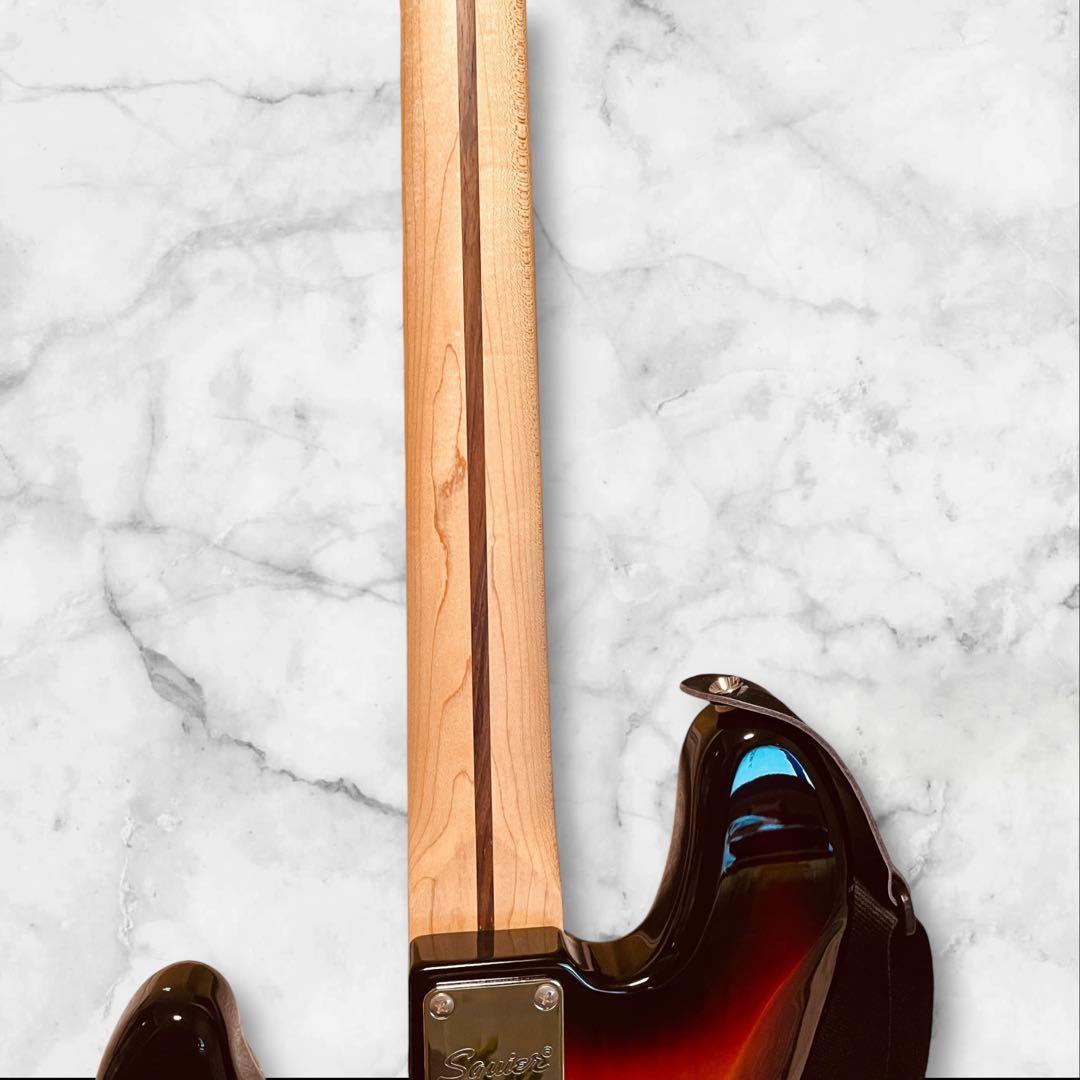 使用感少なめ SQUIRE by Fenderジャズベース ストラップ付き