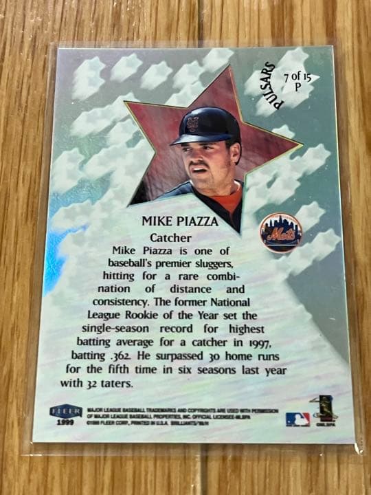 ミュージック '99 Fleer Brilliants Pulsars Mike Piazza