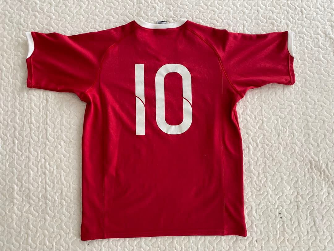 サッカーシャツ　東福岡　10番 Dri-FIT Nikeレッドシャツ