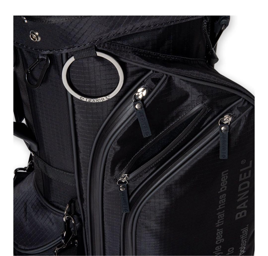 【新品・タグ付き】完売品 BANDEL キャディバッグ ブラックエディション 黒