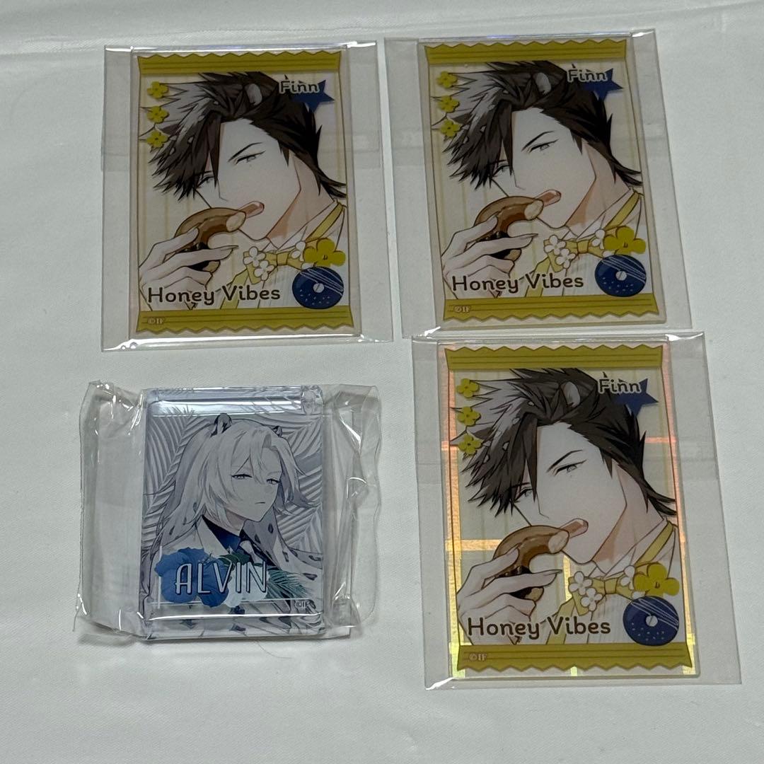 Honey Vibes アルヴィン ハート缶バッジ 他