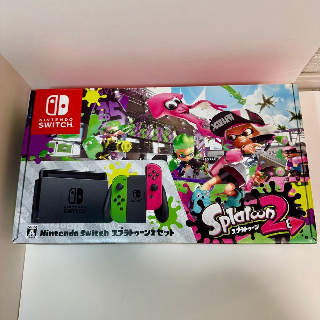 NintendoSwitch スプラトゥーン2セットバッテリー膨らみソフト無し