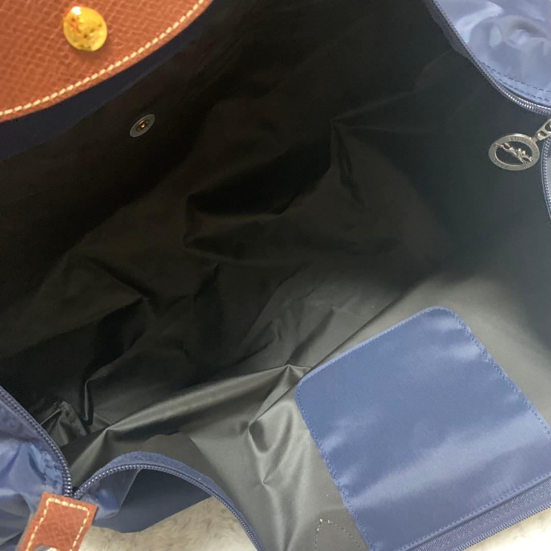 ロンシャン　LONGCHAMP ルプリアージュ　トラベルバッグ　ネイビー　旅行