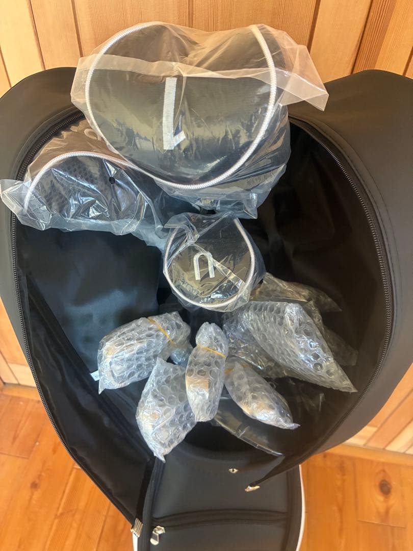 新品　advisor アドバイザー　ゴルフクラブ11本　キャディバッグセット　黒