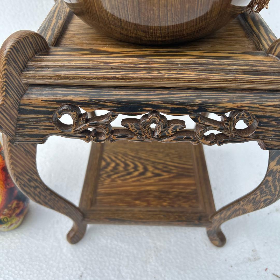 ひょうたんと花台セットアンティーク