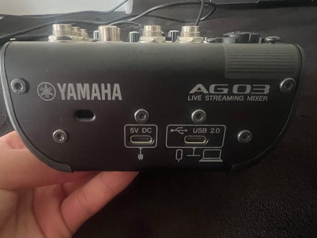 YAMAHA AG03 mk2 ブラック