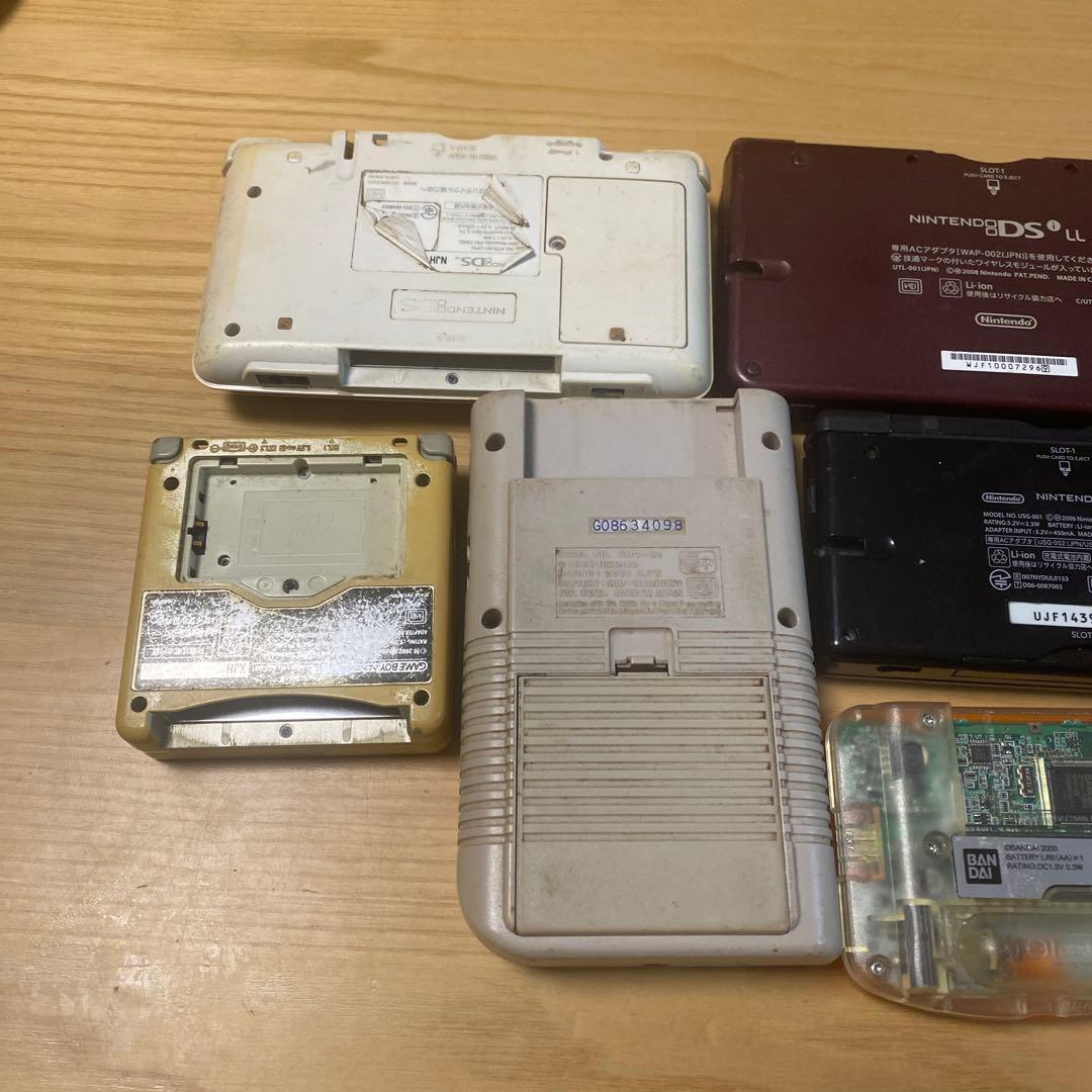 任天堂　dsi ll dsi ゲームボーイ　Switch ワンダースワンジャンク