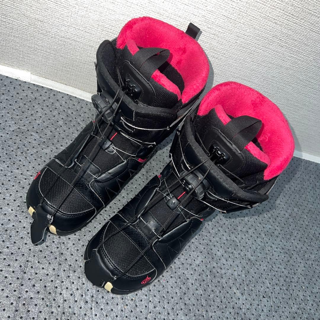 7-8回着用レディース23cm SALOMON PEARL BOAブーツ