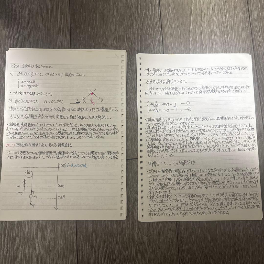 【東大合格/800P越】苑田ハイレベル物理 講義ノート板書・文字起こしセット