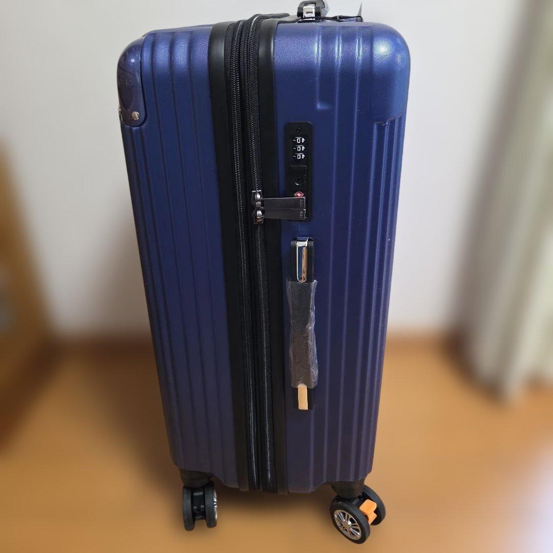 [VARNIC] スーツケース キャリーケース キャリーバッグ Mサイズ ブルー