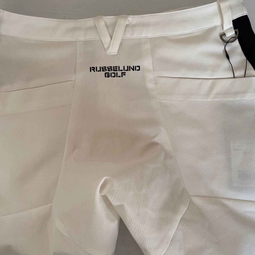ラッセルノRusseluno ゴルフパンツ　白×黒　サイズ1 新品未使用
