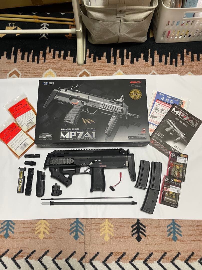 東京マルイ電動ガンMP7A1 デチューンカスタム　色々セット
