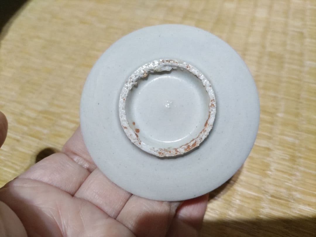 李朝　初期　白磁　祭器・化粧道具　３点（小皿・盃・小壷）官窯作か？無傷完品！