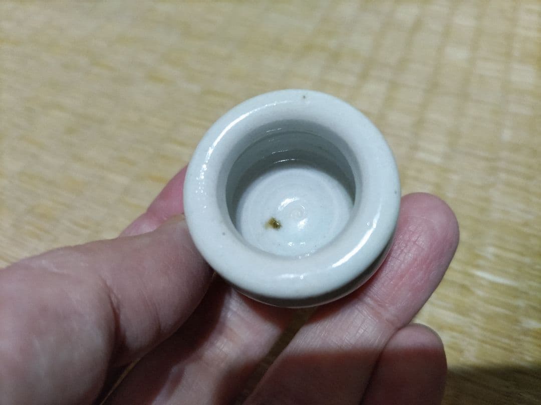 李朝　初期　白磁　祭器・化粧道具　３点（小皿・盃・小壷）官窯作か？無傷完品！