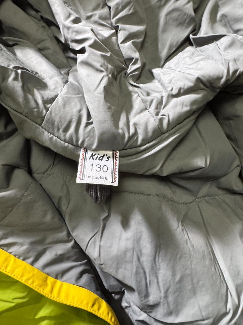モンベル スノーウェア上下セット 130cm グローブ付き
