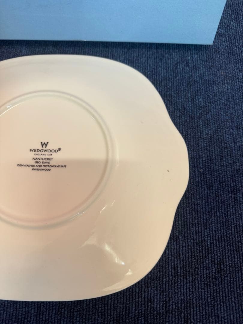1909 ウェッジウッド ナンタケット ブレッド&バター　プレート　未使用