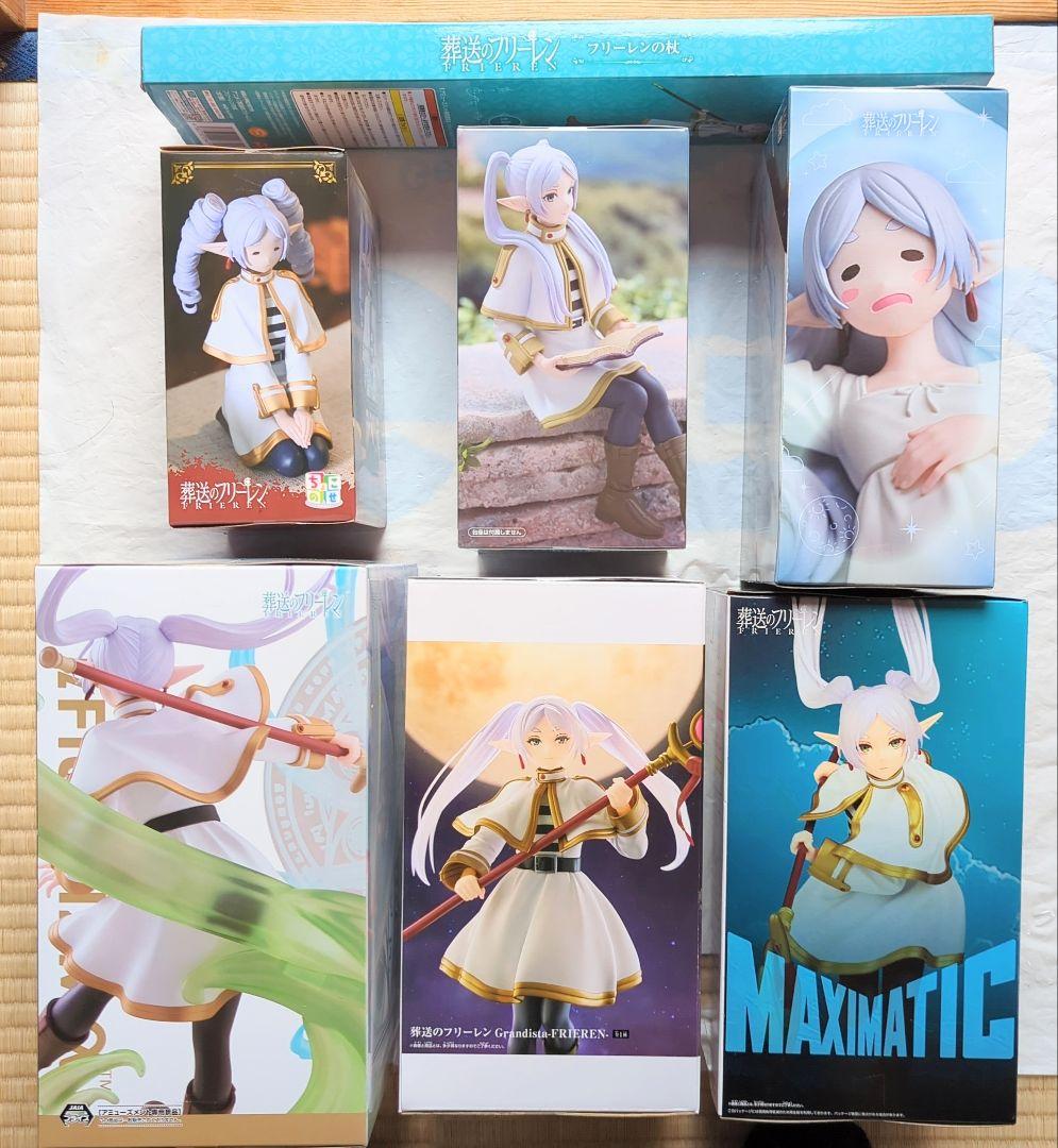 葬送のフリーレン　フリーレンフィギュア６種とフリーレンの杖セット