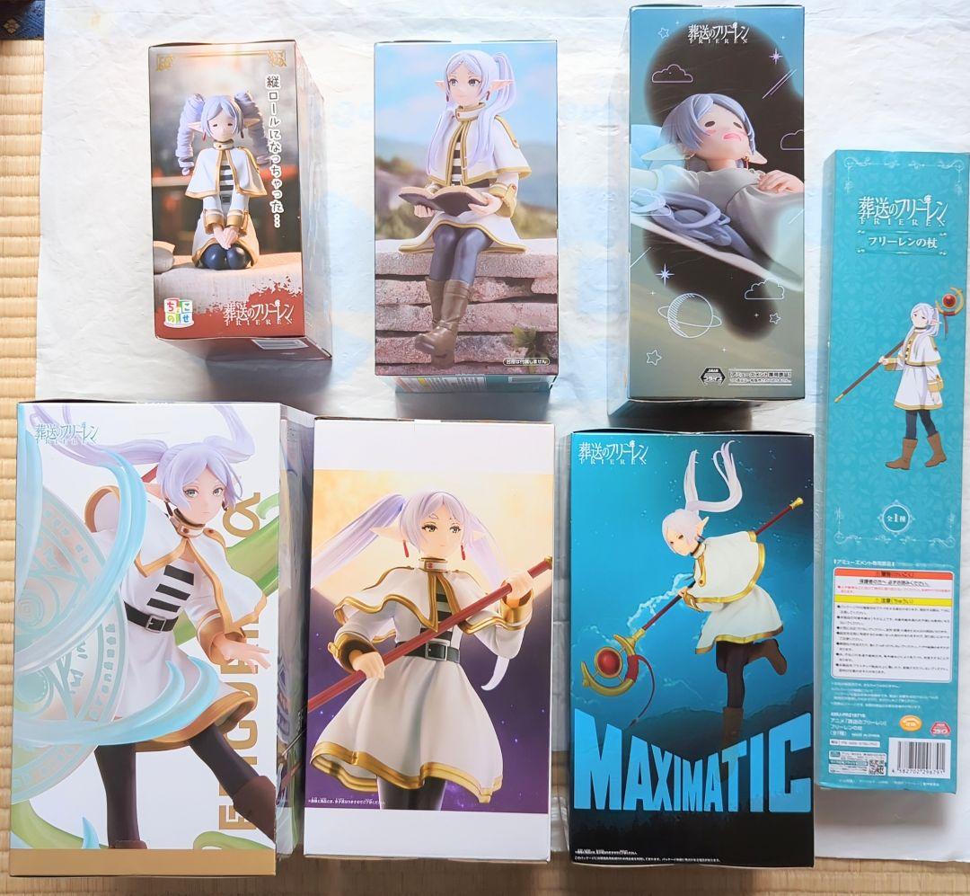 葬送のフリーレン　フリーレンフィギュア６種とフリーレンの杖セット