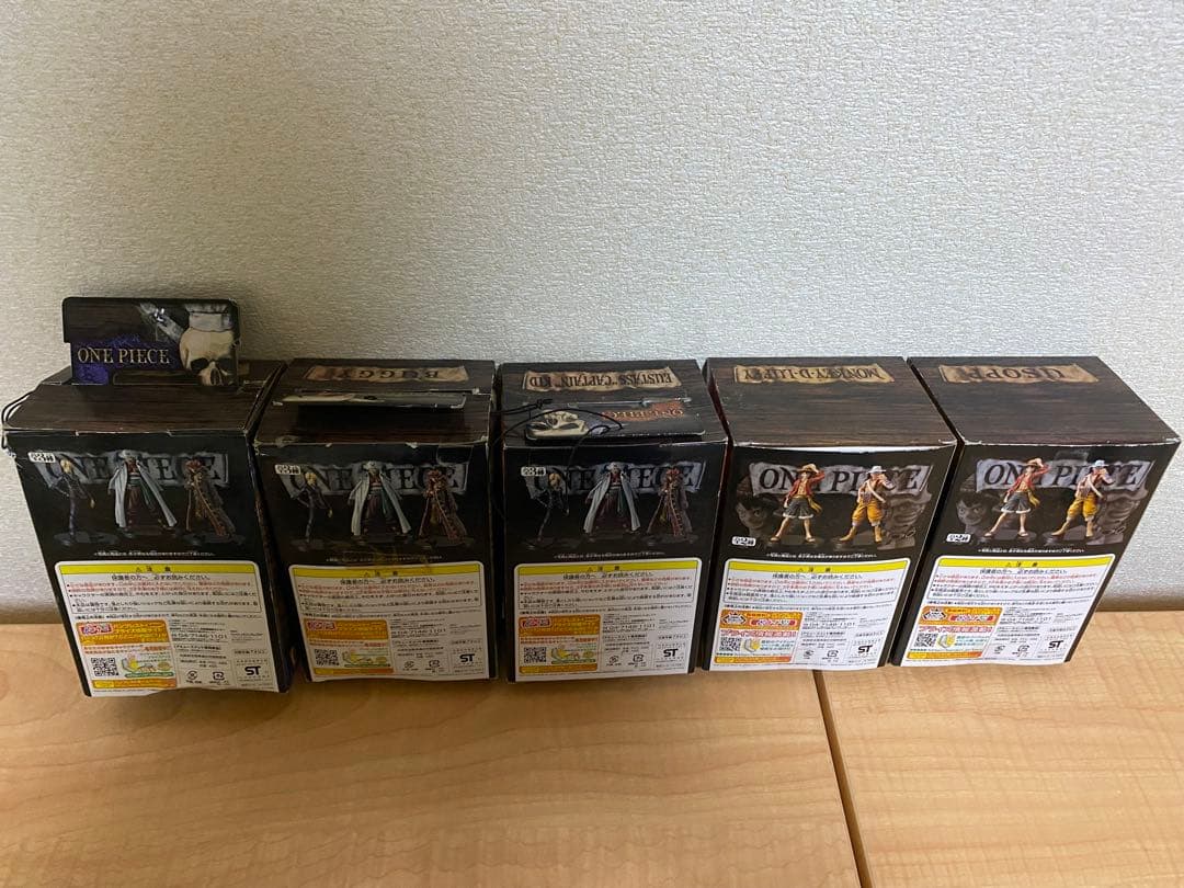 ワンピース　フィギュア　グラメンセット ルフィ　サンジ　キッド　バギー　ウソップ