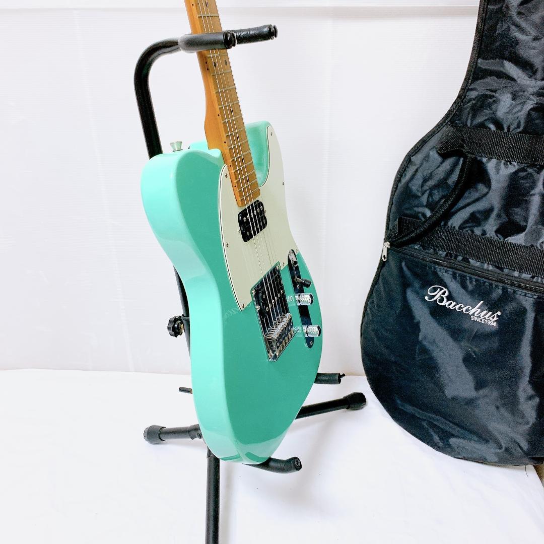美品 Bacchus バッカス テレキャスター サーフグリーン メンテナンス済