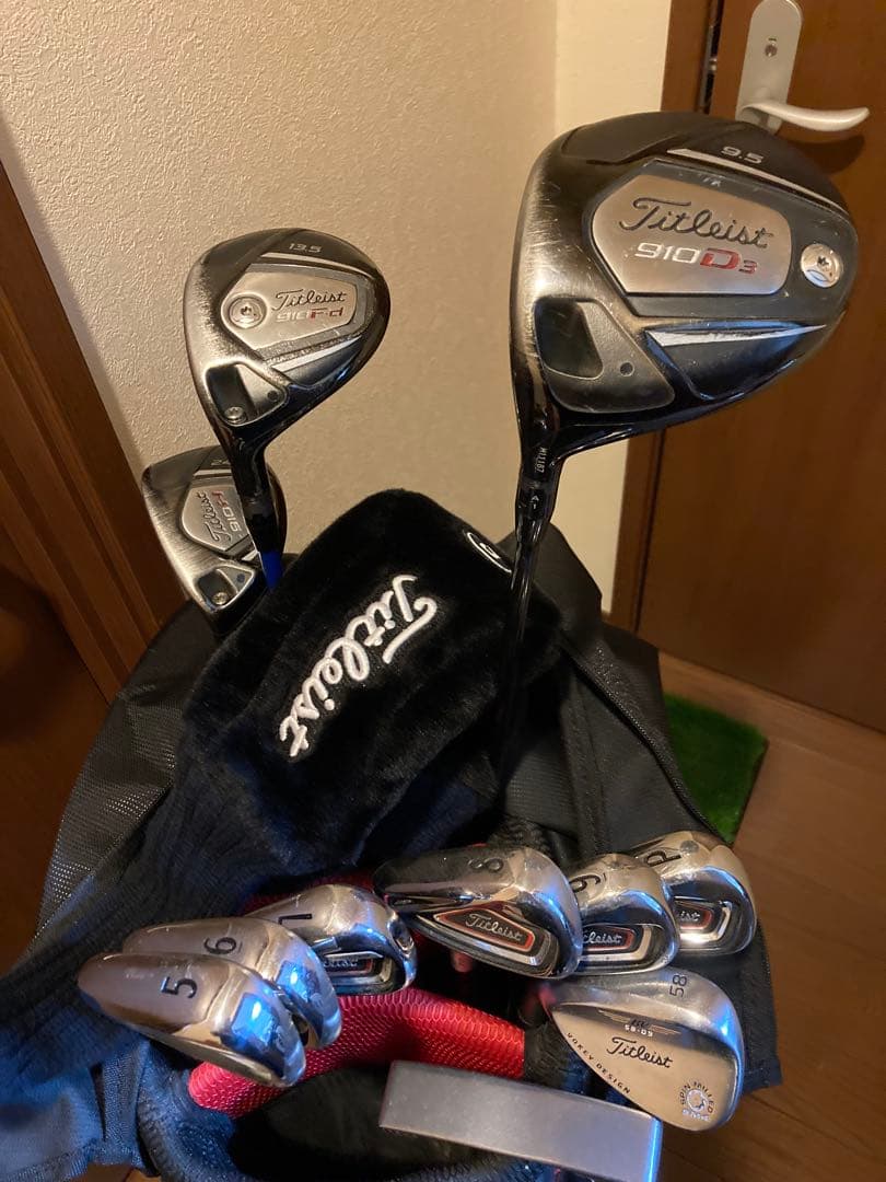 【レフティ】豪華　タイトリスト ゴルフクラブセット　ゴルフセット