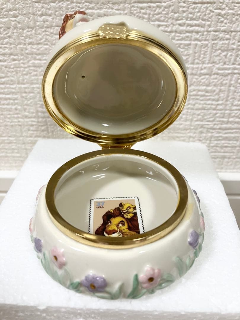 希少　LENOX CLASSICS ライオンキング　陶器　小物入れ　ディズニー