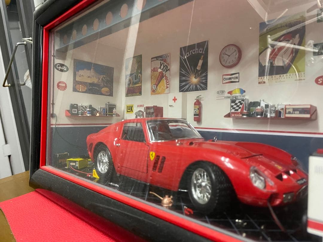 フェラーリ　250GTO 1962 ミニガレージセット