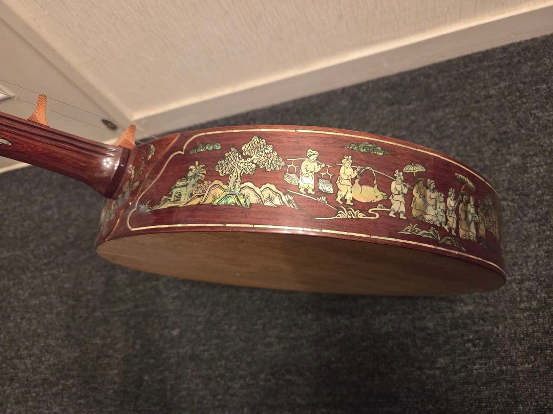 ダン・グエット ベトナム 弦楽器 民族楽器 二弦 月琴