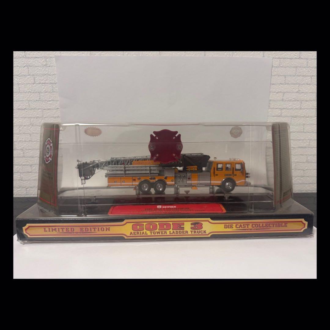 【即日発送】CODE3 AERIAL TOWER LADDERTRUCK 消防車