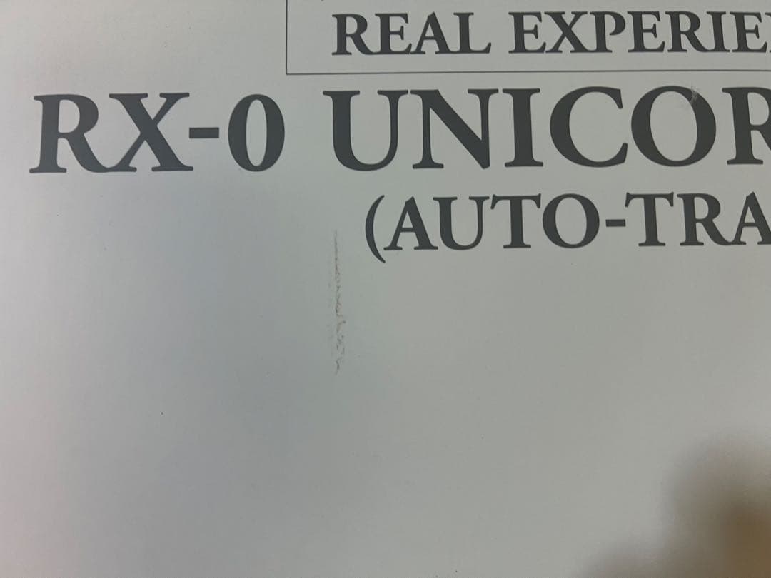 REAL EXPERIENCE MODEL RX-0 ユニコーンガンダム