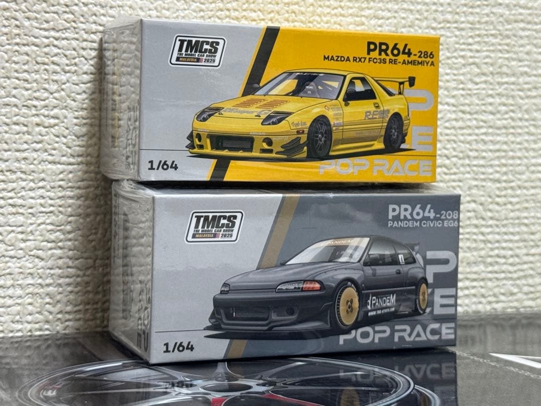 POP RACE 1/64 EG6 RX-7 FC3S TMCS限定セット