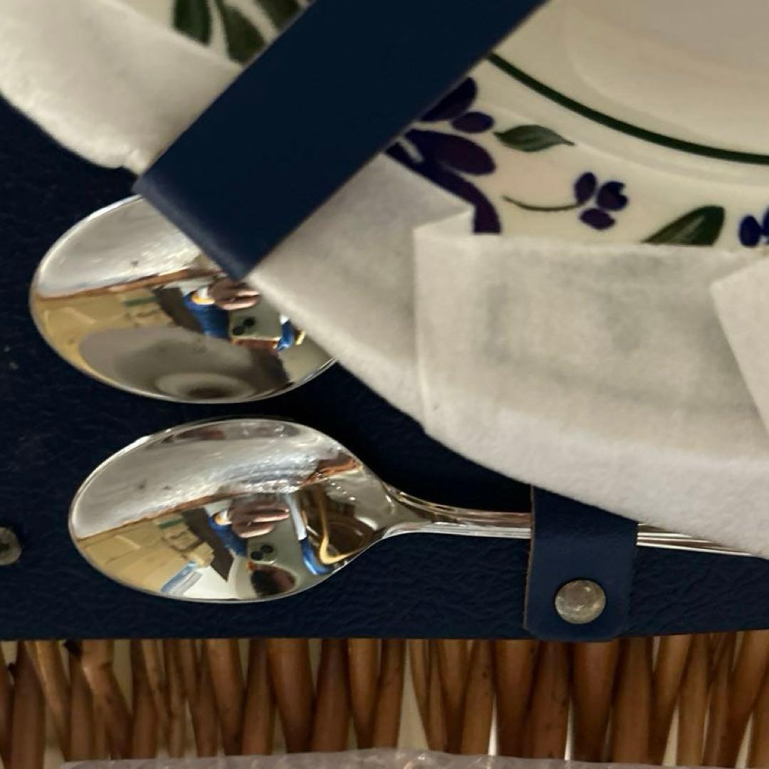 OPTIMA オプティマ　英国製ピクニックバスケット ヴィンテージ 4人分