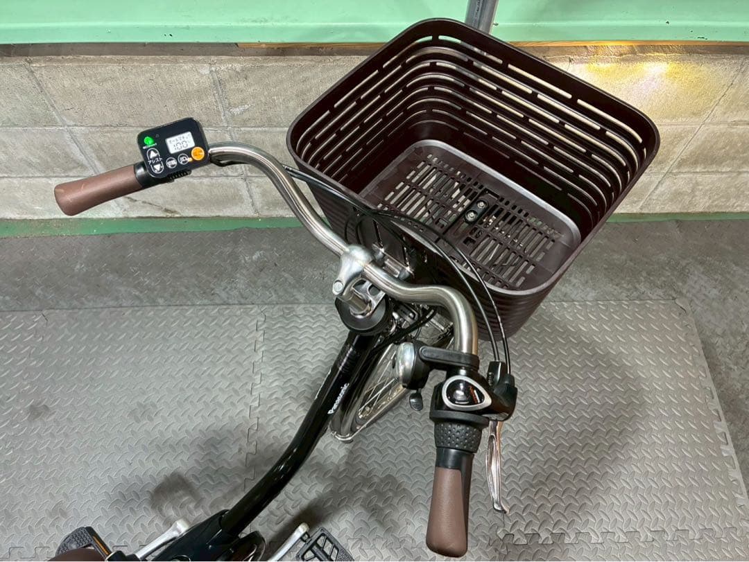 №8676 電動自転車パナソニック　ビビDX 24インチ ブラック　✨美品✨
