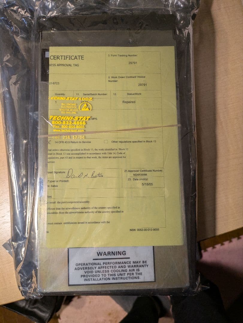 受信機 Collins RNAV ANS-351 TSO