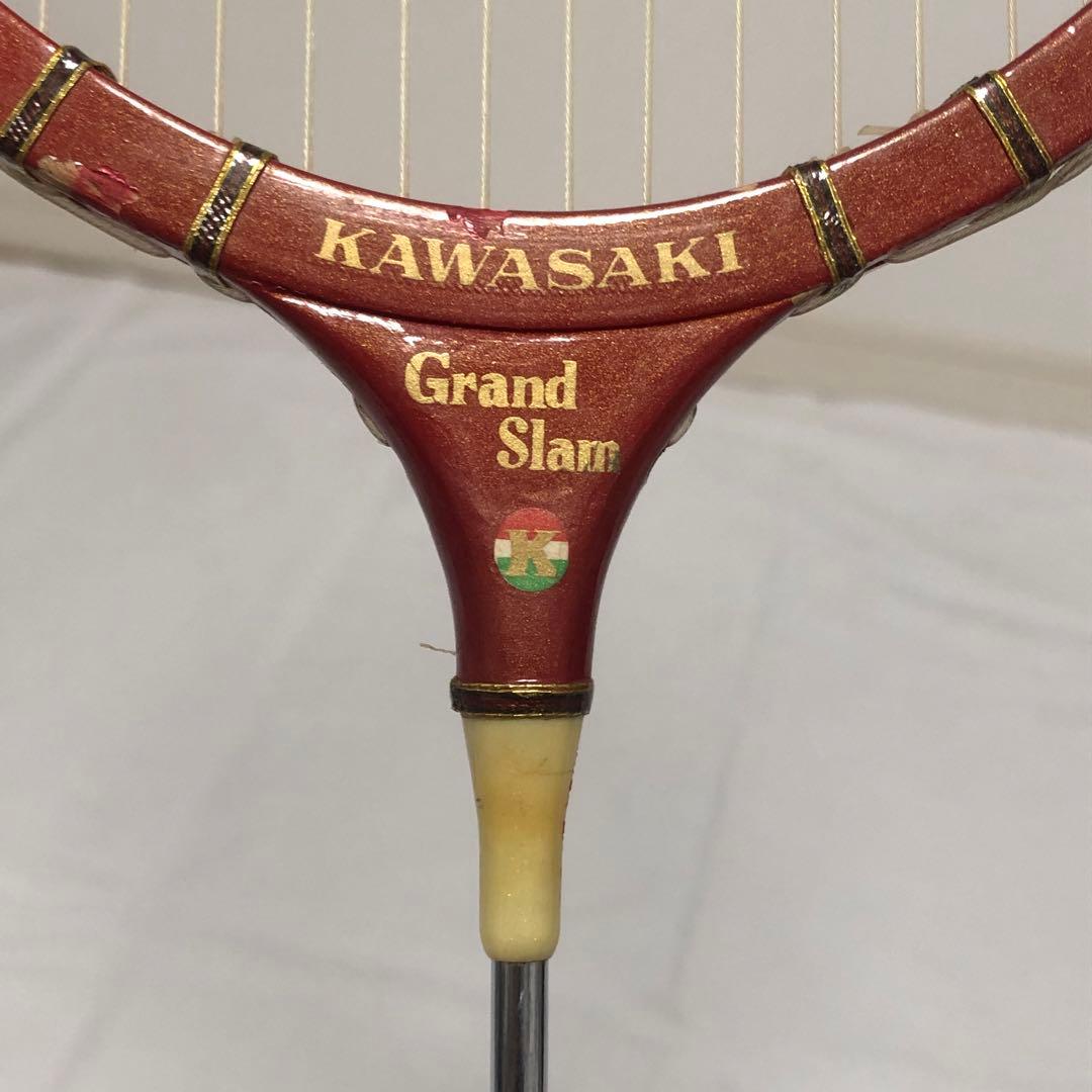 送料込★良品★ビンテージ バドミントンラケット YONEX KAWASAKI