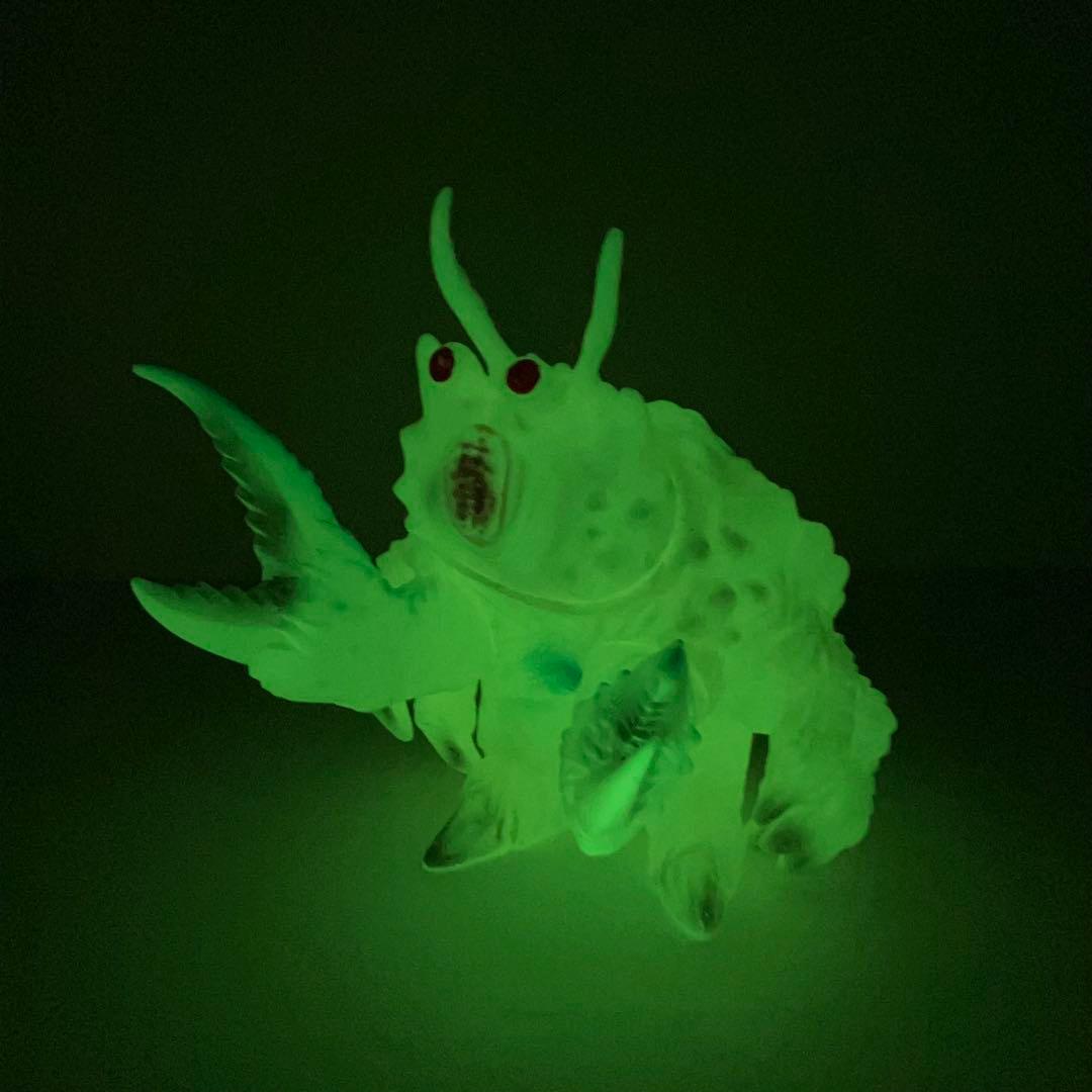 ガニメ 蓄光 ソフビ マルサン 2005 復刻 JAPAN スタンダード