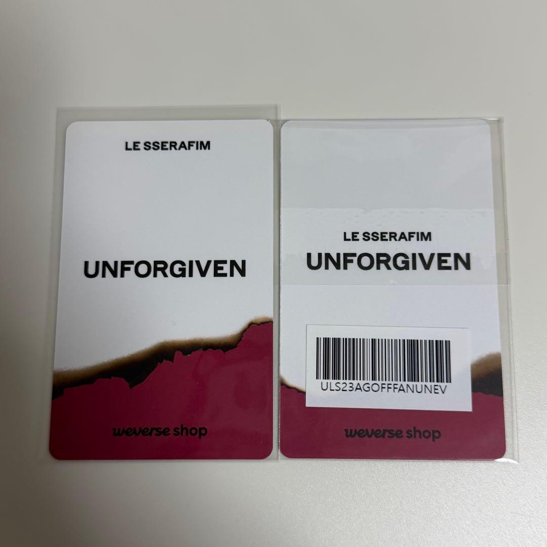 LE SSERAFIM ルセラ UNFORGIVEN 特典 トレカ チェウォン