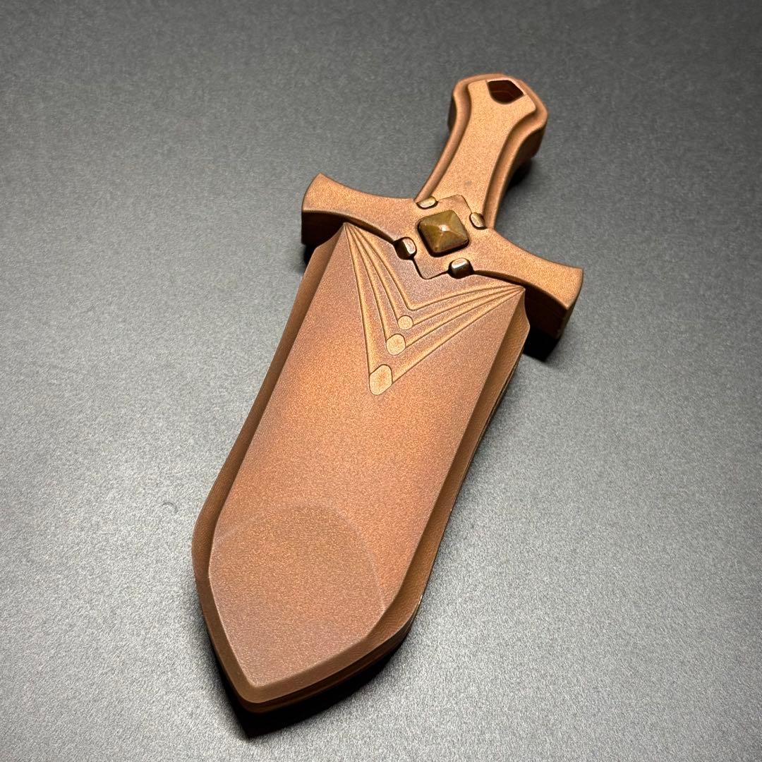 聖剣　紫銅製 フィジェットトイ　EDC fidget toys