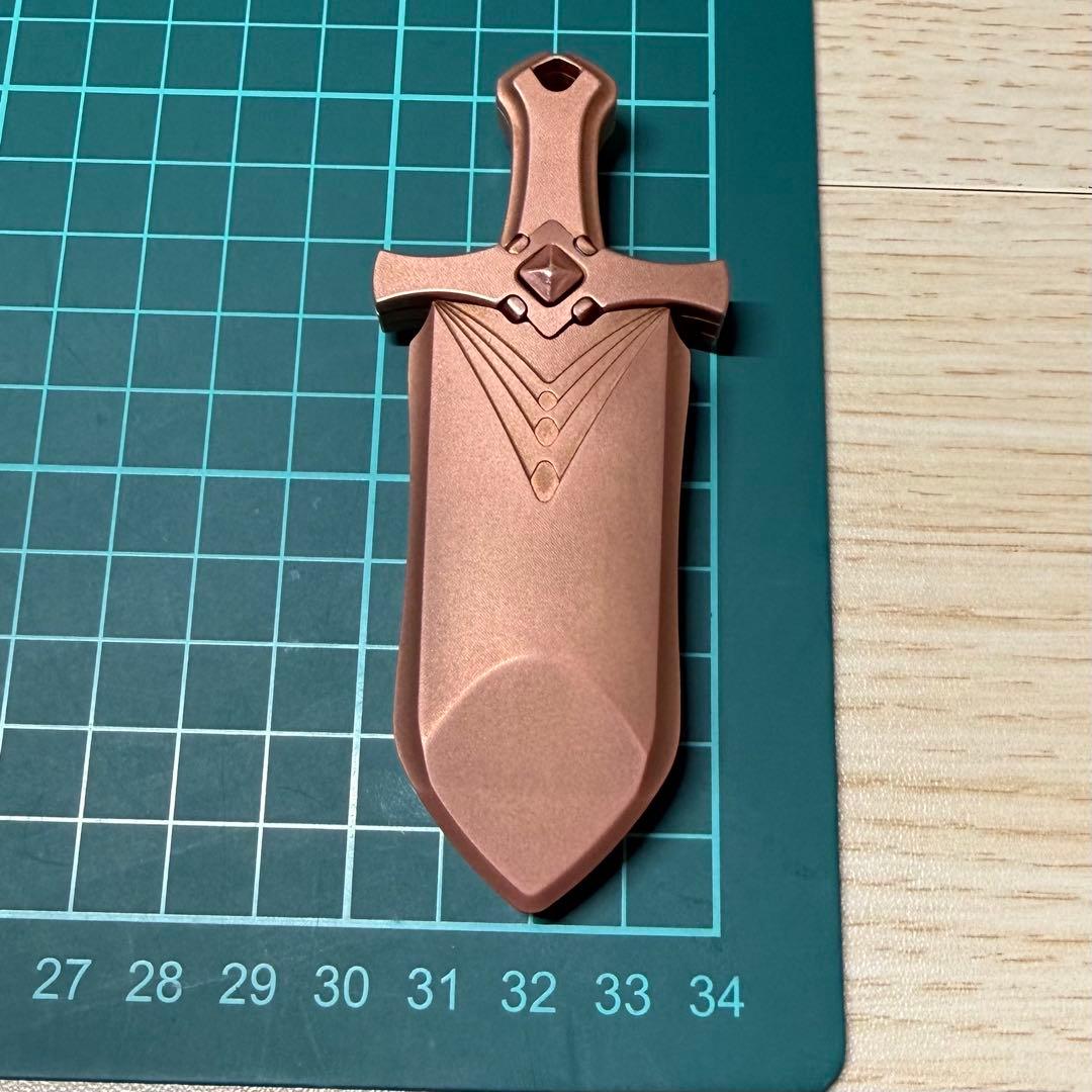 聖剣　紫銅製 フィジェットトイ　EDC fidget toys