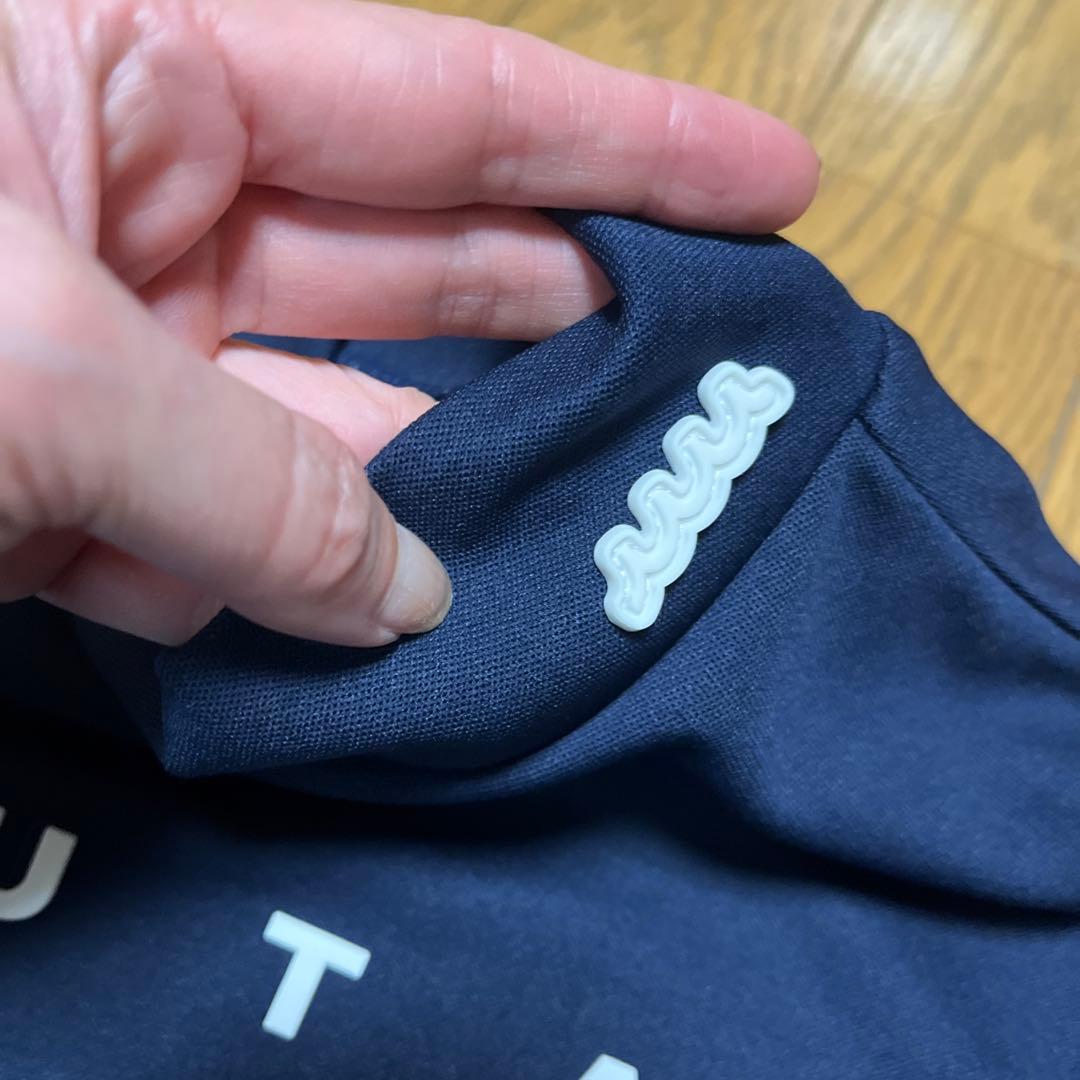 MUTAMARINEGOLF レディースモックネックシャツ　サイズ0 ネイビー