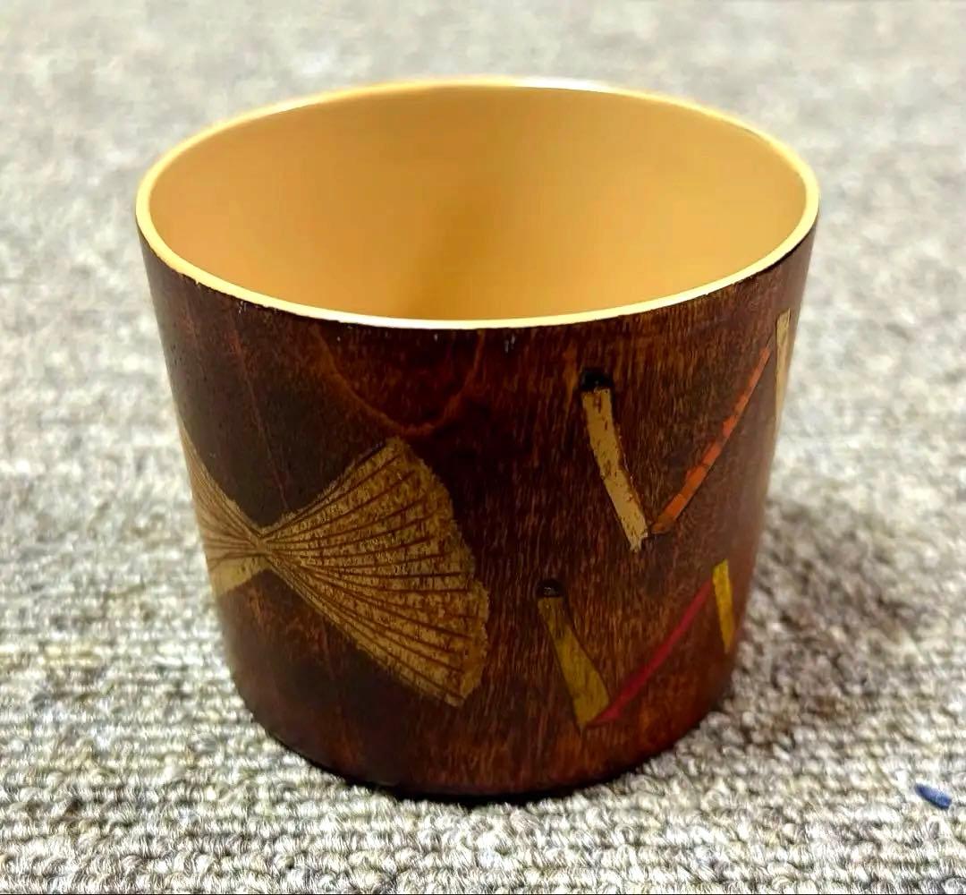 名雪園代 そばちょこっぷ 漆塗り 木製 フリーカップ