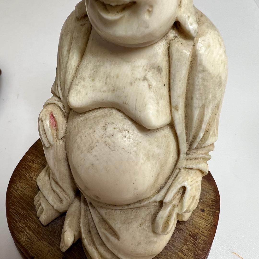 専用　極上　布袋　2体セット　410g h約10cm 東K7-1220①