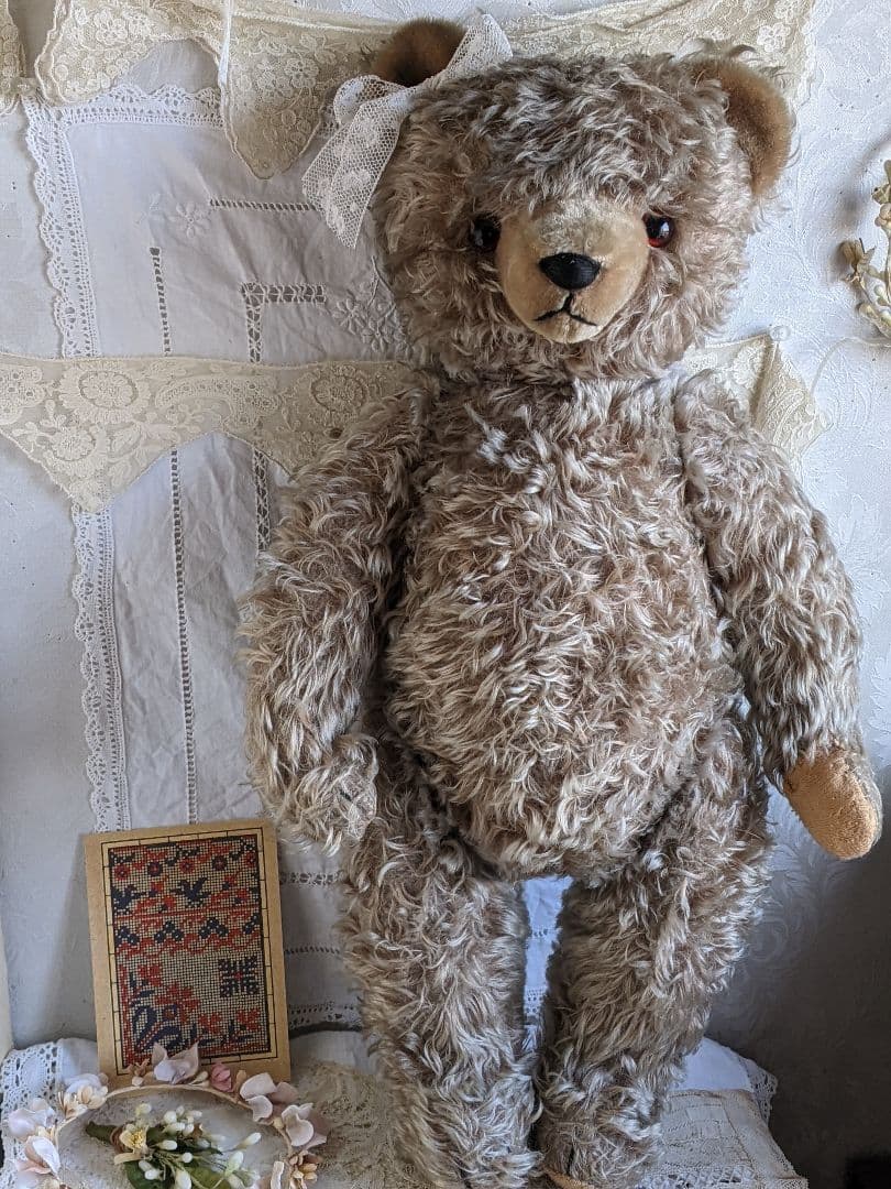 【g】アンティークベア　アンティークテディベア　大きなハーマン