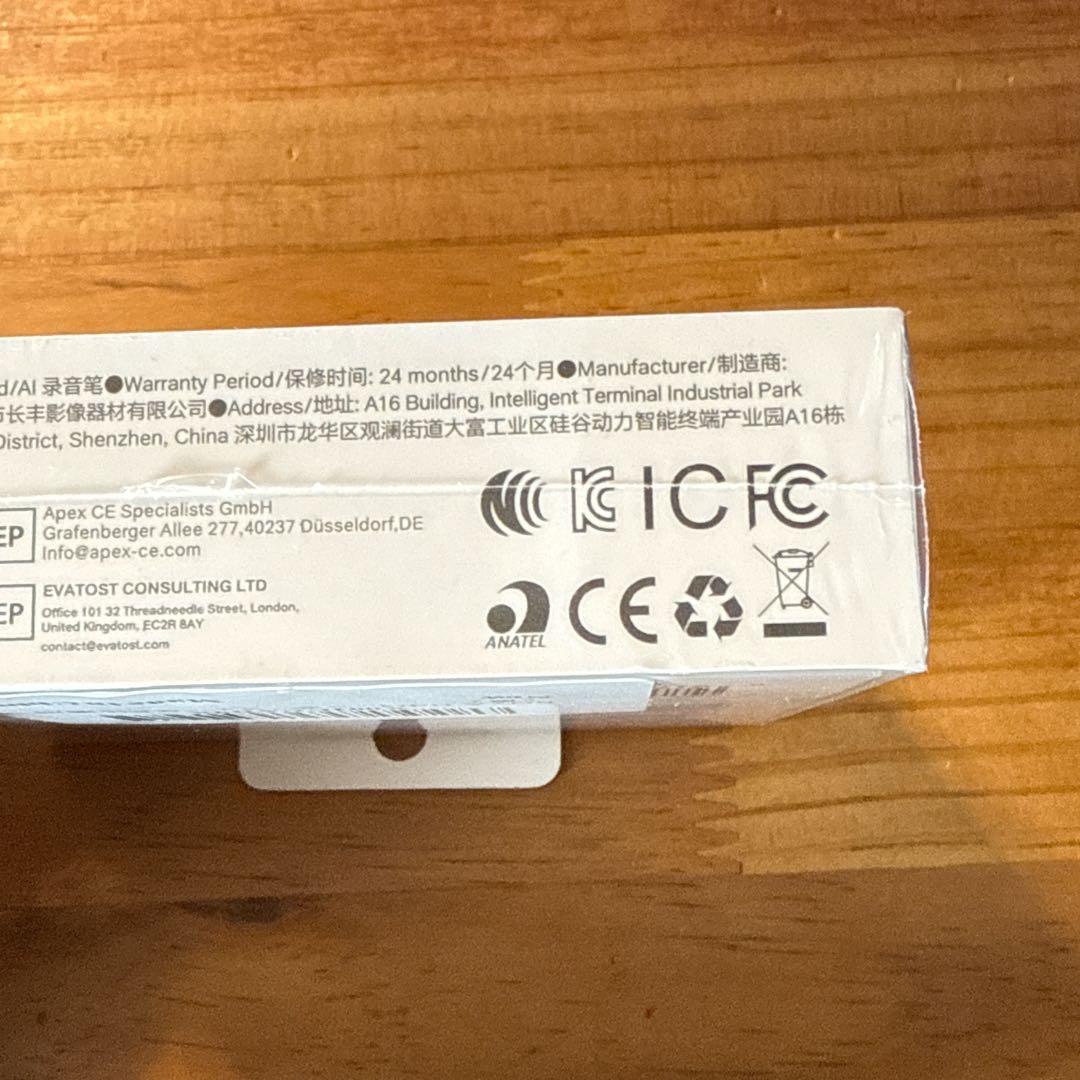 BOYA Notra AIボイスレコーダー 文字起こし ワンタッチ録音 ブラック