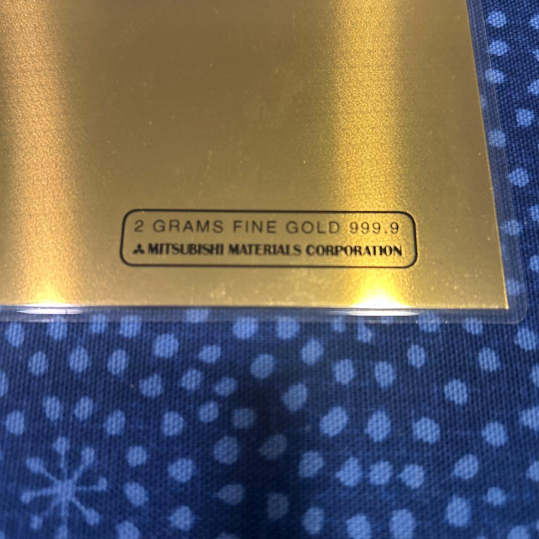 純金カード 2グラム