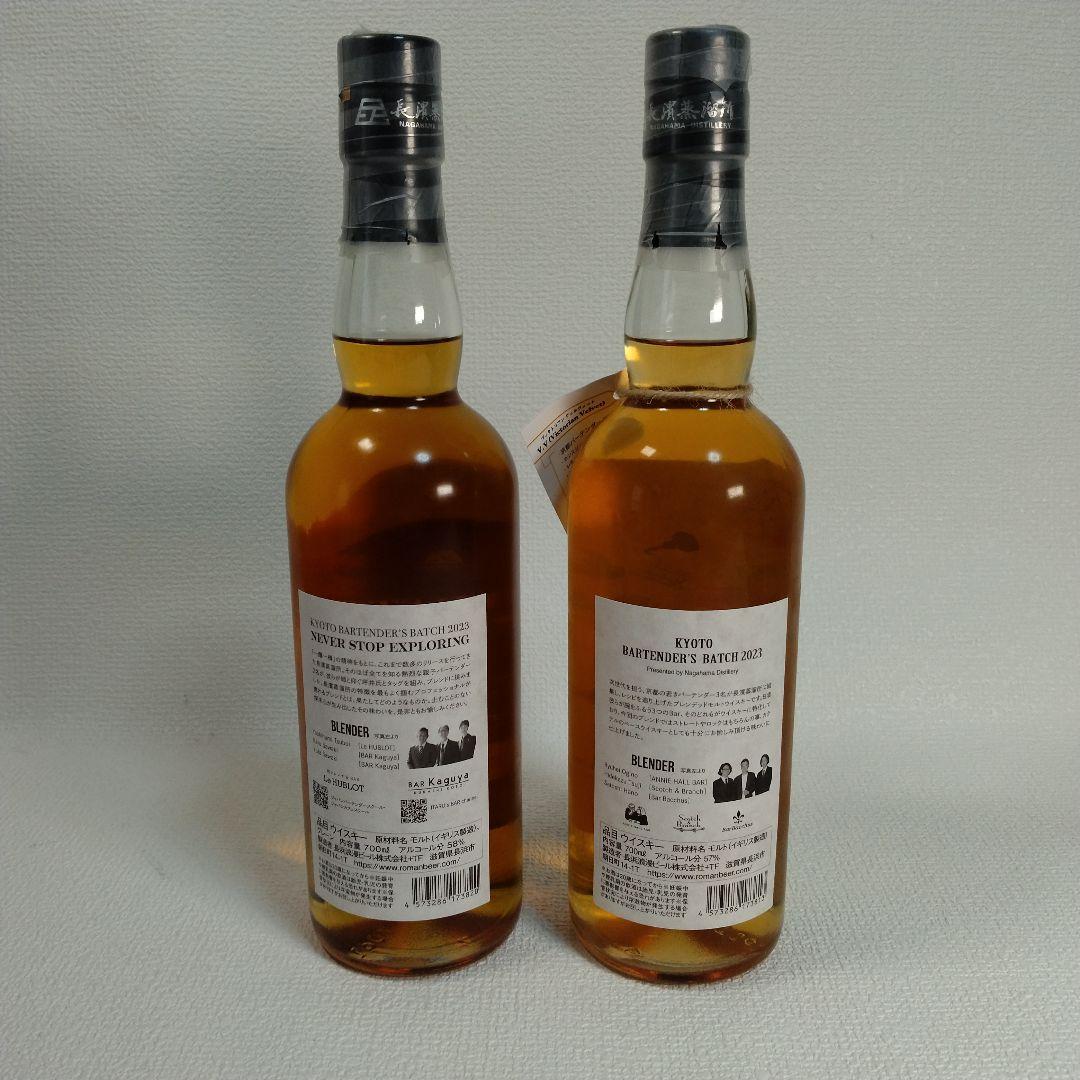 【未開栓】京都バーテンダーズバッチ2023長濱蒸溜所