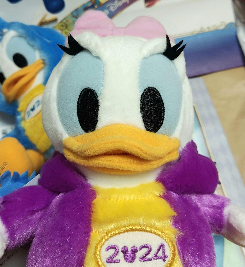 かずや　ドナルド&デイジー　ぬいぐるみ指人形セット　お正月　2024干支