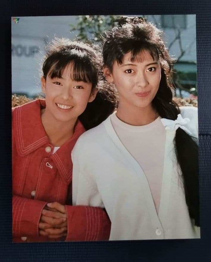 中山美穂さんと後藤久美子さん　「ママはアイドル」のパネルです