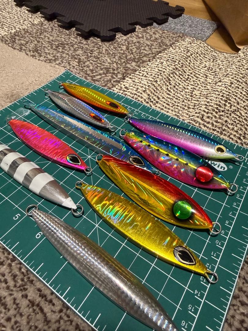 廃盤スロージグ10個shimano beat daiwa hayabusa等